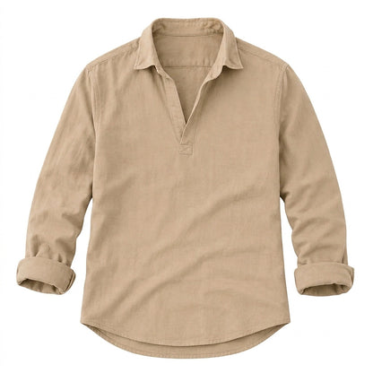 Herren-Pullover mit langem Arm und lockerer Passform-Shirts for men-Alpenkind