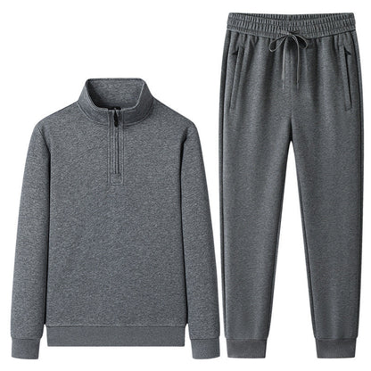 Herren Quarter-Zip Pullover und Jogger-Set-Sets for Men-Alpenkind