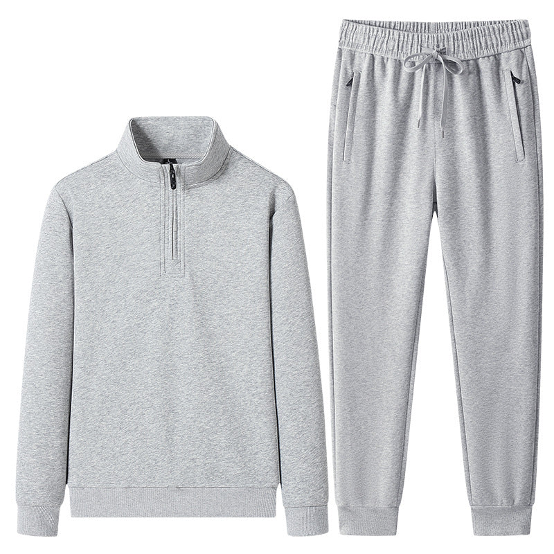 Herren Quarter-Zip Pullover und Jogger-Set-Sets for Men-Alpenkind