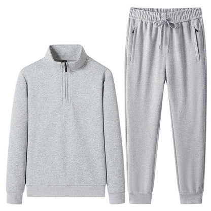 Herren Quarter-Zip Pullover und Jogger-Set-Sets for Men-Alpenkind