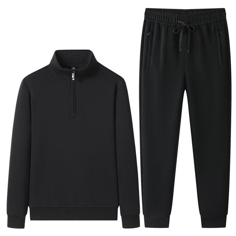 Herren Quarter-Zip Pullover und Jogger-Set-Sets for Men-Alpenkind