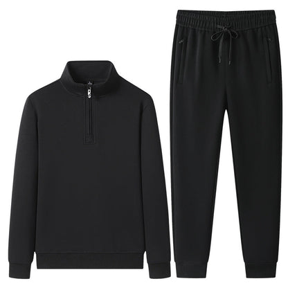 Herren Quarter-Zip Pullover und Jogger-Set-Sets for Men-Alpenkind