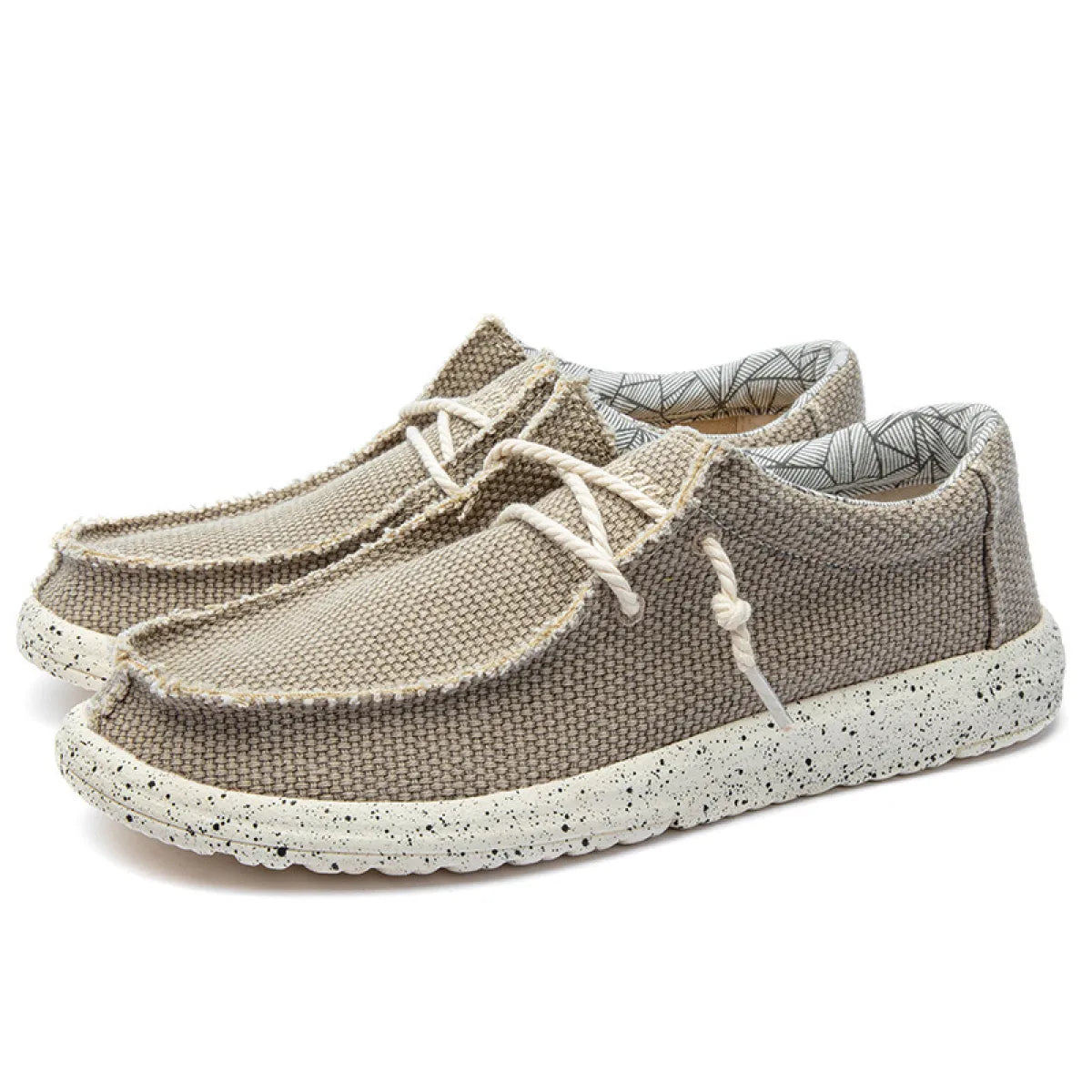 Herren Schnürschuhe mit strukturierter Oberfläche und kontrastierender Sohle-Men Footwear-Alpenkind