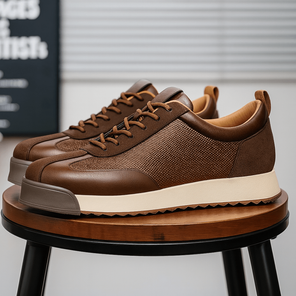 Herren Schnürsneaker mit Plateausohle-Footwear for men-Alpenkind