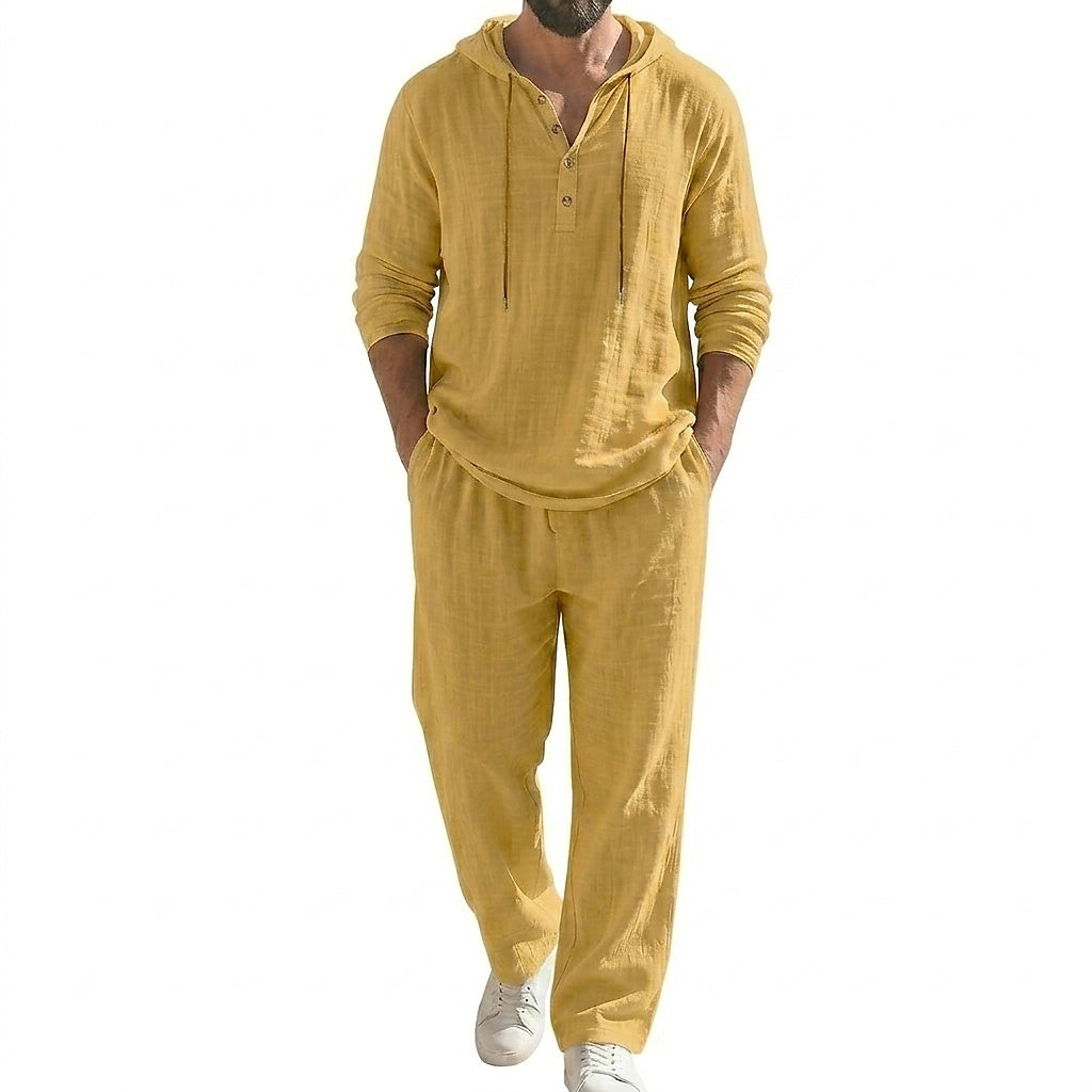 Herren-Set aus Kapuzenpullover und Hose-Sets for Men-Alpenkind