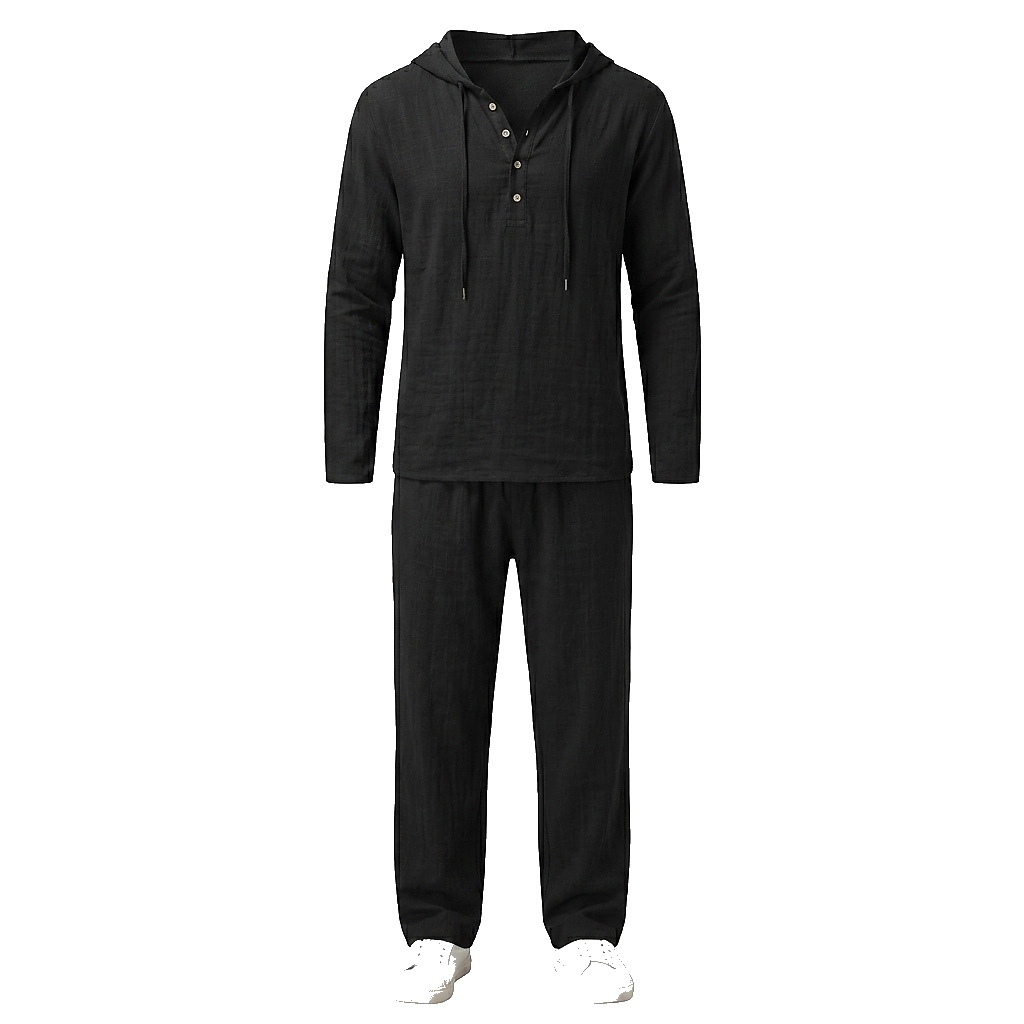 Herren-Set aus Kapuzenpullover und Hose-Sets for Men-Alpenkind