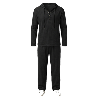 Herren-Set aus Kapuzenpullover und Hose-Sets for Men-Alpenkind