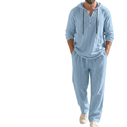 Herren-Set aus Kapuzenpullover und Hose-Sets for Men-Alpenkind