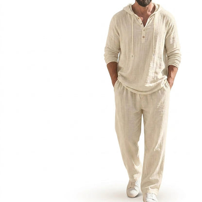 Herren-Set aus Kapuzenpullover und Hose-Sets for Men-Alpenkind