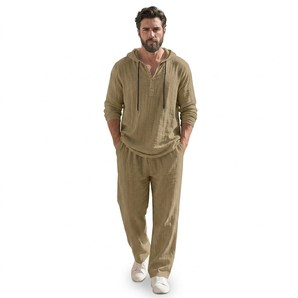 Herren-Set aus Kapuzenpullover und Hose-Sets for Men-Alpenkind