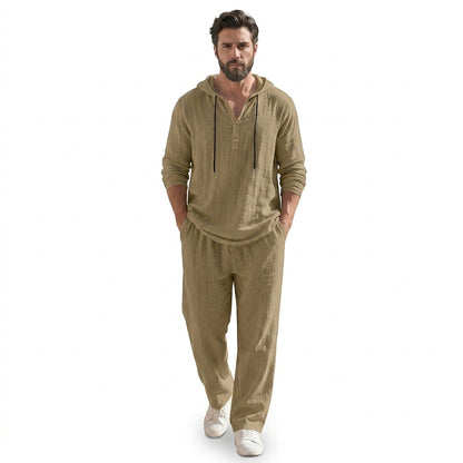Herren-Set aus Kapuzenpullover und Hose-Sets for Men-Alpenkind