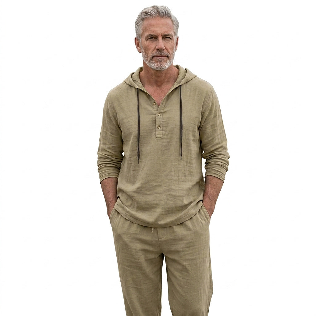 Herren-Set aus Kapuzenpullover und Hose-Sets for Men-Alpenkind