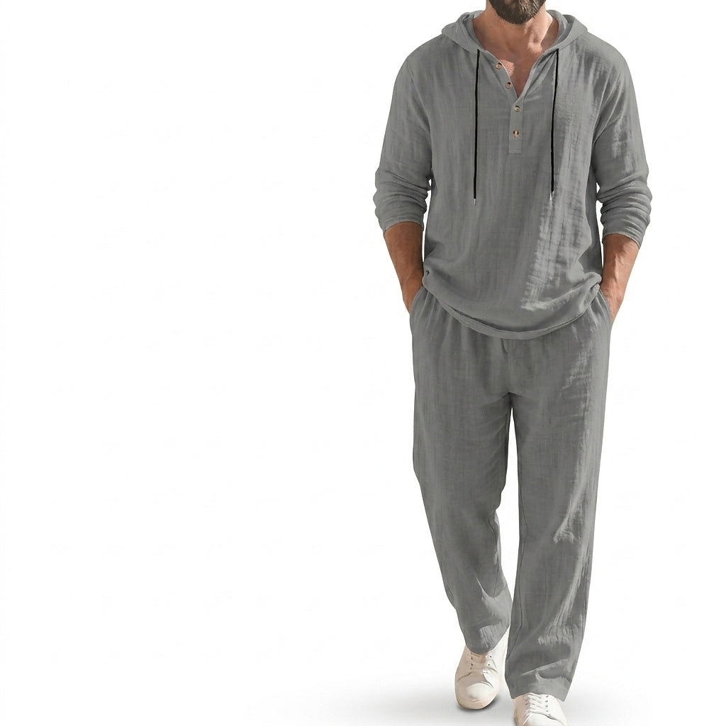 Herren-Set aus Kapuzenpullover und Hose-Sets for Men-Alpenkind
