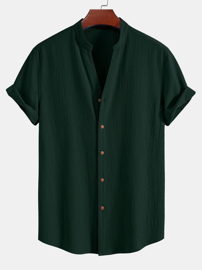Herren-Set aus kurzärmeligem Hemd und Hose-Sets for Men-Alpenkind