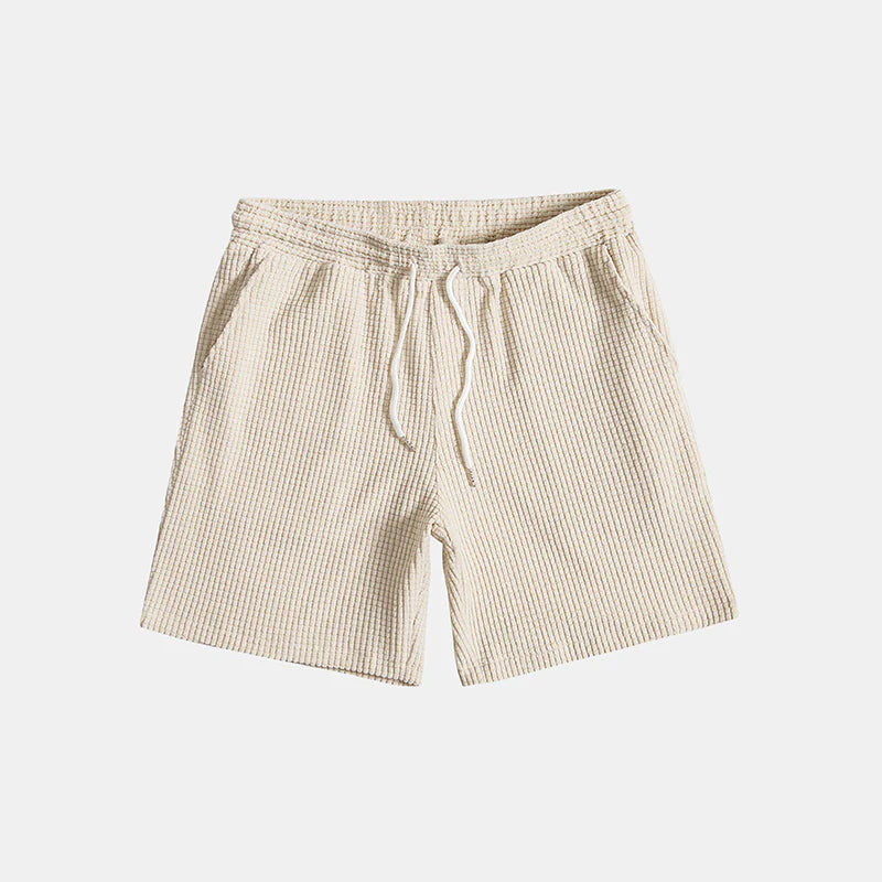 Herren Set aus Kurzarmhemd mit Knopfleiste und Shorts mit Kordelzug-Sets for Men-Alpenkind