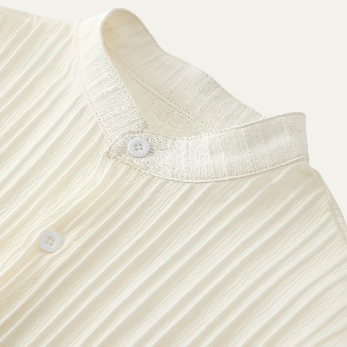 Herren Set mit Kurzarmhemd mit Stehkragen und Knopfleiste sowie Hose mit elastischem Bund-Shirts for men-Alpenkind
