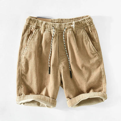 Herren-Shorts aus Kord mit Kordelzug-Shorts for men-Alpenkind