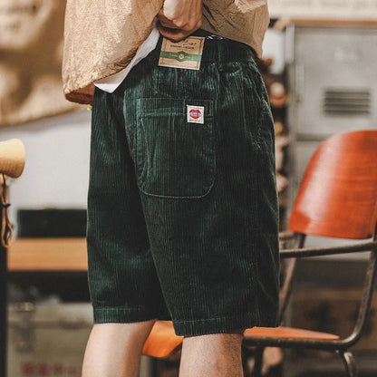 Herren-Shorts aus Kord mit Kordelzug-Shorts for men-Alpenkind