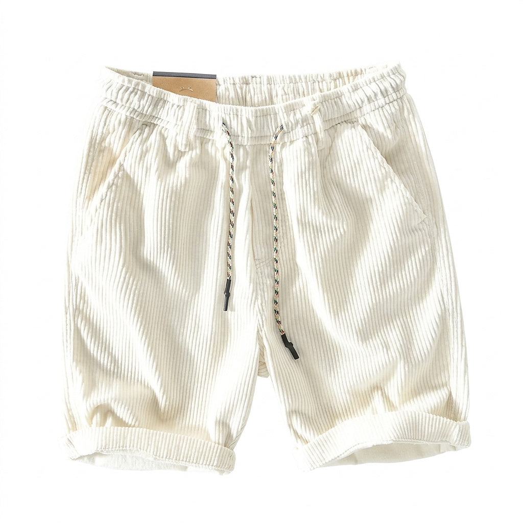 Herren-Shorts aus Kord mit Kordelzug-Shorts for men-Alpenkind