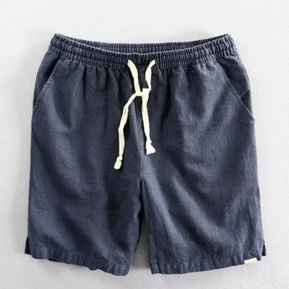 Herren-Shorts aus Leinenmischgewebe mit Kordelzug-Shorts for men-Alpenkind
