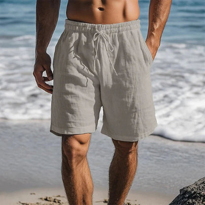 Herren Shorts mit elastischem Bund und Kordelzug-Shorts for men-Alpenkind
