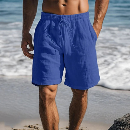 Herren Shorts mit elastischem Bund und Kordelzug-Shorts for men-Alpenkind
