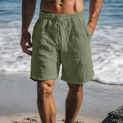 Herren Shorts mit elastischem Bund und Kordelzug-Shorts for men-Alpenkind
