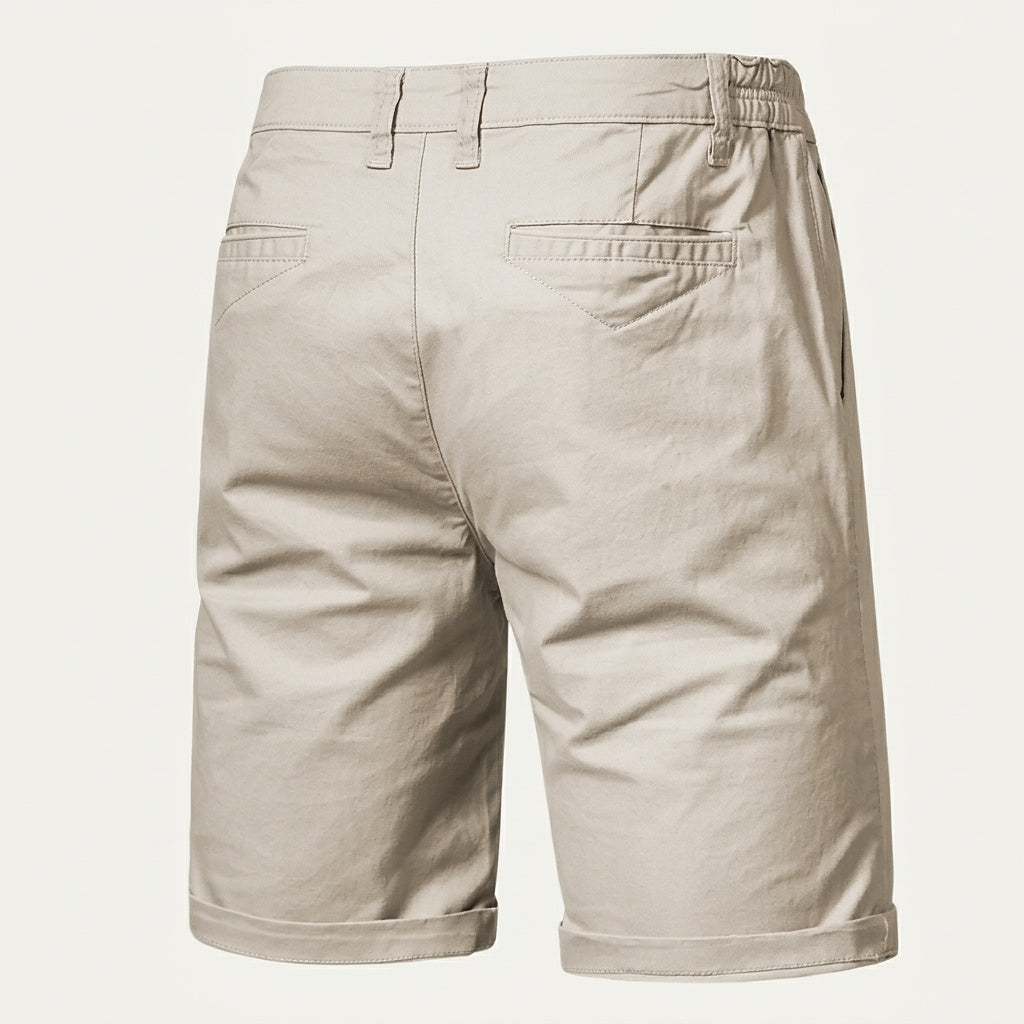 Herren-Shorts mit flacher Vorderseite und elastischem Bund-Shorts for men-Alpenkind