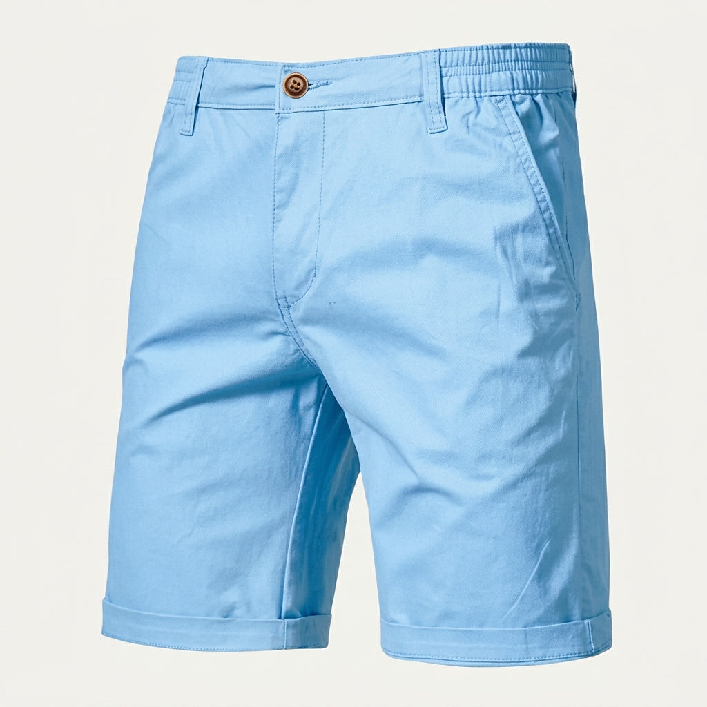 Herren-Shorts mit flacher Vorderseite und elastischem Bund-Shorts for men-Alpenkind