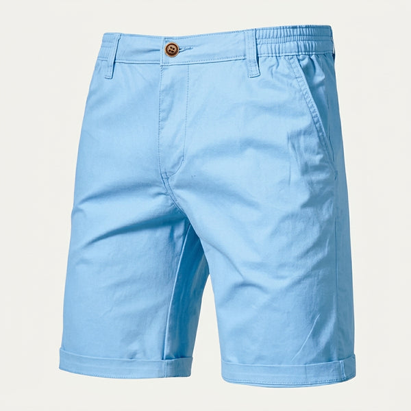 Herren-Shorts mit flacher Vorderseite und elastischem Bund-Shorts for men-Alpenkind