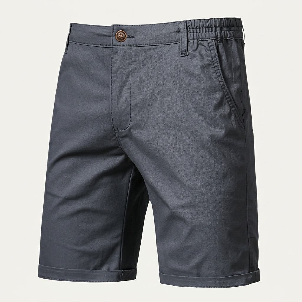 Herren-Shorts mit flacher Vorderseite und elastischem Bund-Shorts for men-Alpenkind