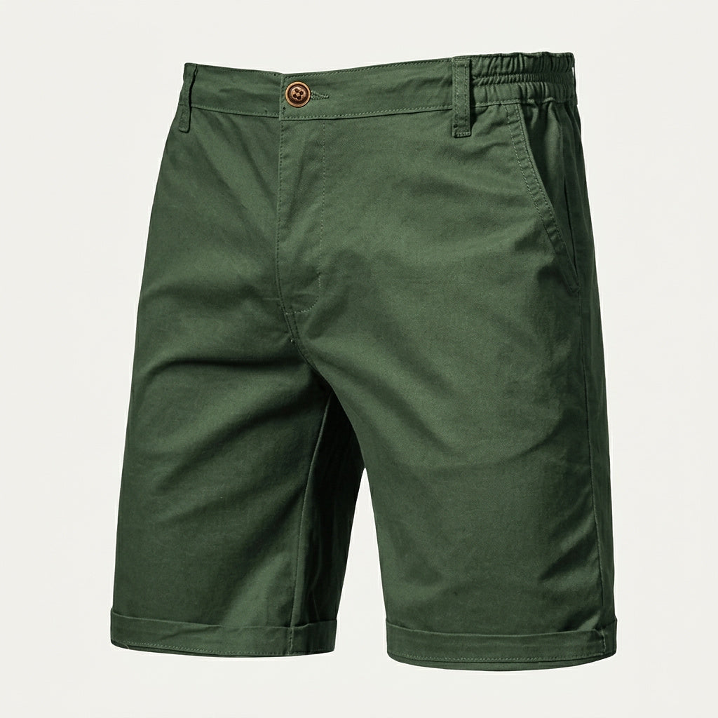 Herren-Shorts mit flacher Vorderseite und elastischem Bund-Shorts for men-Alpenkind