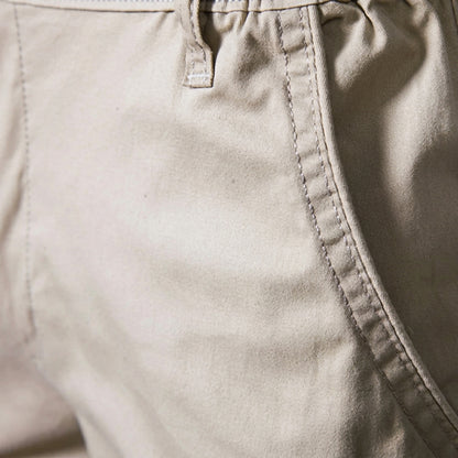 Herren-Shorts mit flacher Vorderseite und elastischem Bund-Shorts for men-Alpenkind