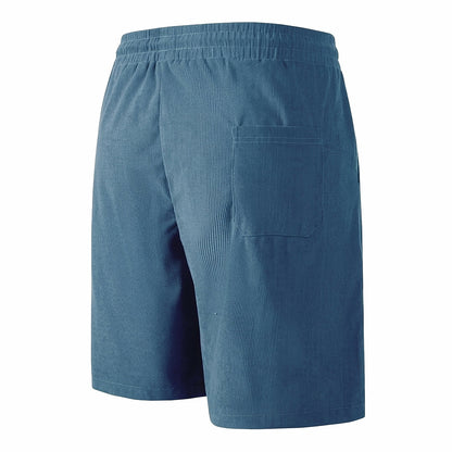 Herren Shorts mit Kordelzug und aufgenähtem Etikett-Shorts for men-Alpenkind