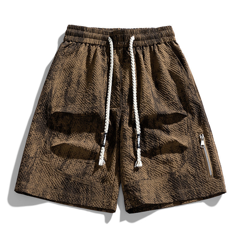 Herren-Shorts mit Kordelzug und Reißverschlusstasche-Shorts for men-Alpenkind