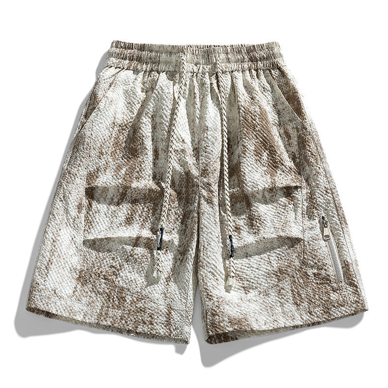 Herren-Shorts mit Kordelzug und Reißverschlusstasche-Shorts for men-Alpenkind