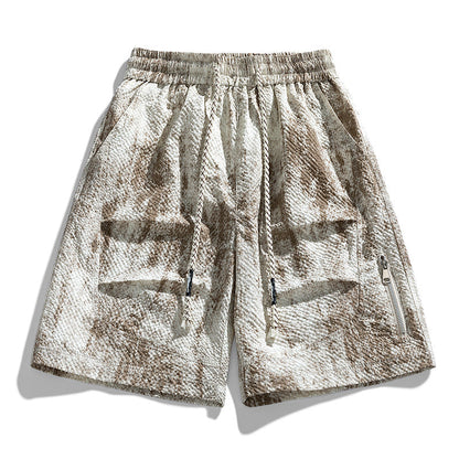 Herren-Shorts mit Kordelzug und Reißverschlusstasche-Shorts for men-Alpenkind