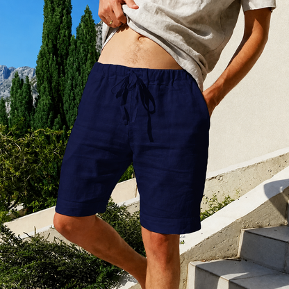 Herren Shorts mit Kordelzugbund und Seitentaschen-Shorts for men-Alpenkind