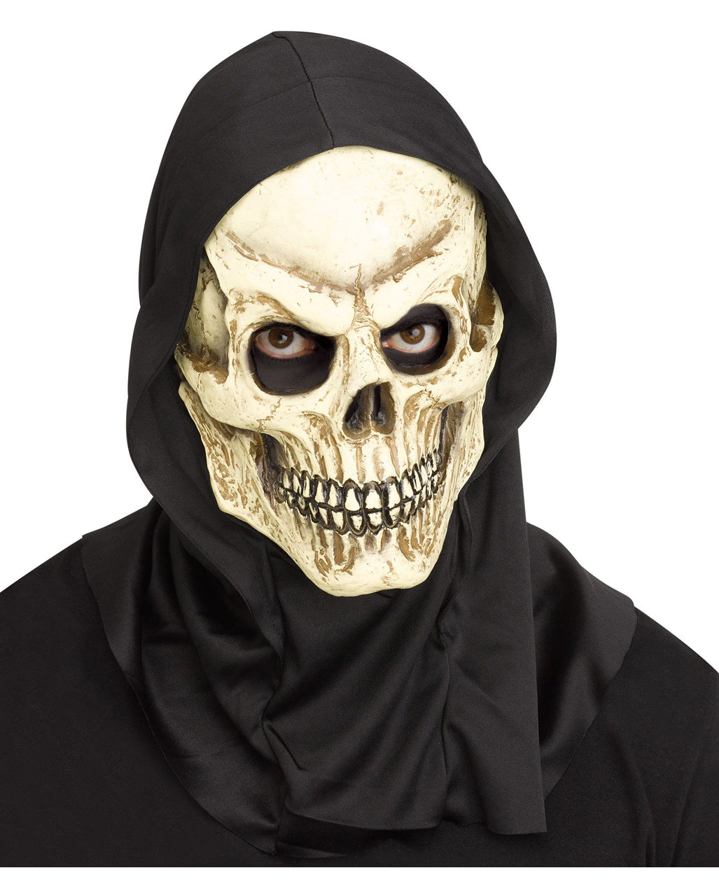 Herren-Skelett-Totenkopfmaske mit Kapuze-Halloween-Alpenkind