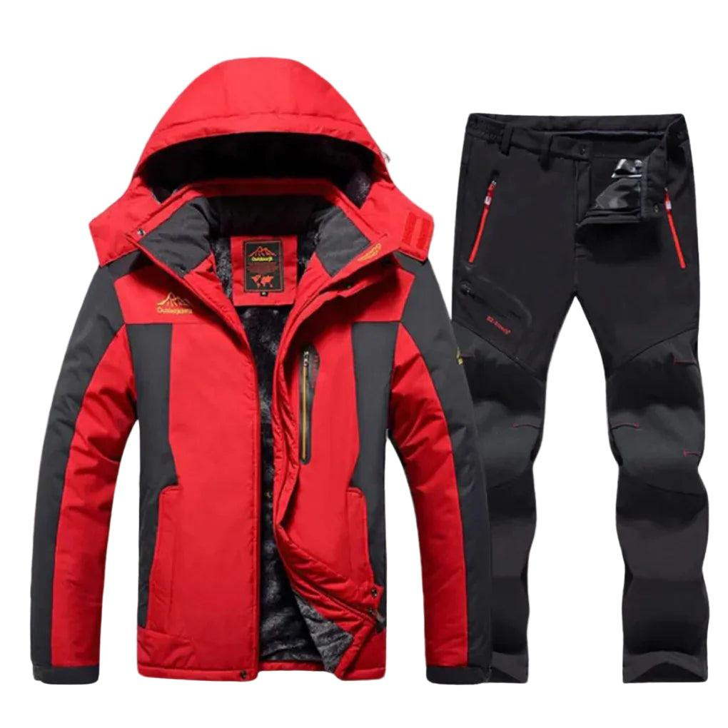 Herren Ski Set mit Kapuzenjacke und Hose-Men Outerwear-Alpenkind