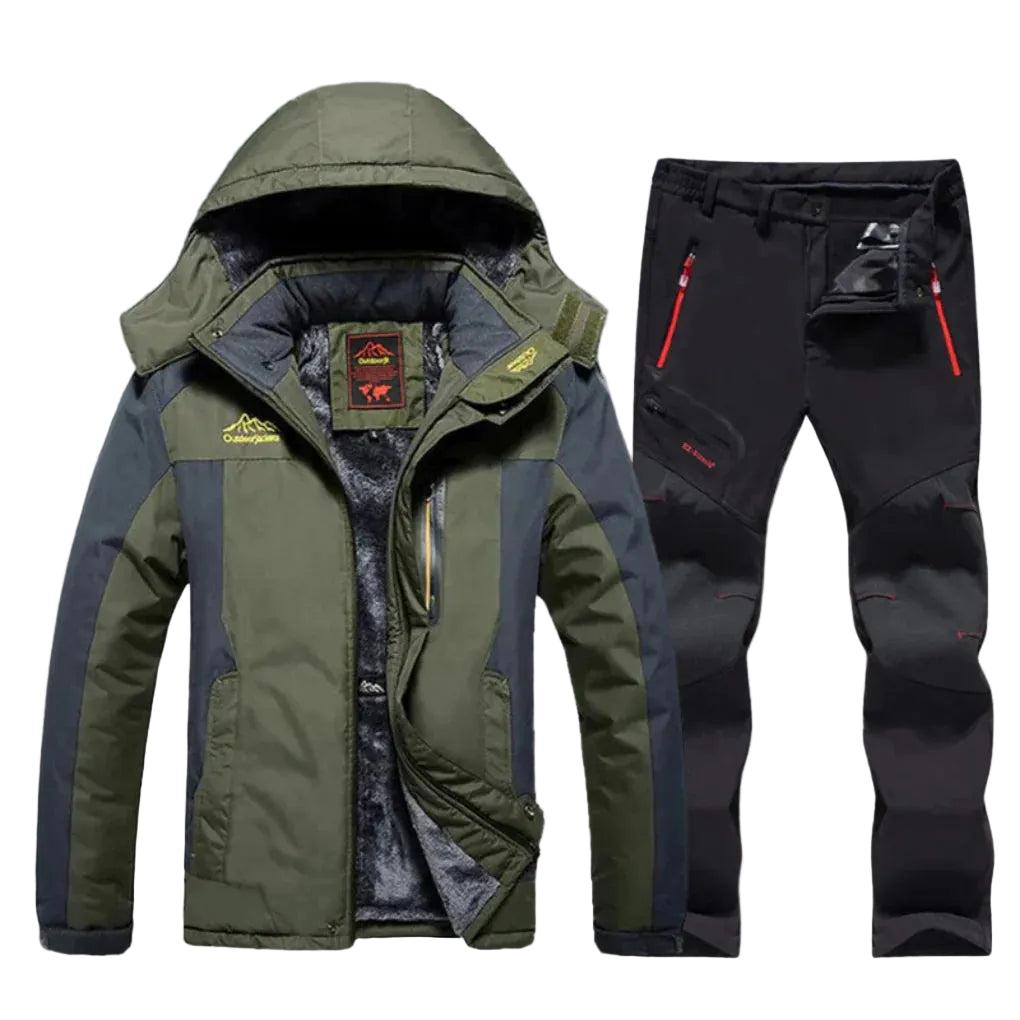Herren Ski Set mit Kapuzenjacke und Hose-Men Outerwear-Alpenkind