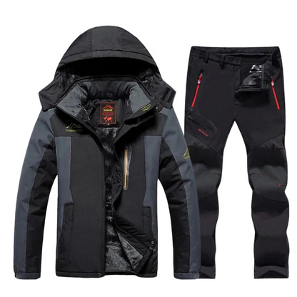 Herren Ski Set mit Kapuzenjacke und Hose-Men Outerwear-Alpenkind