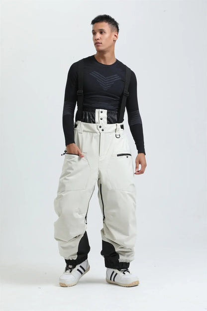 Herren-Skihose mit Hosenträgern und Reißverschluss-Pants for Men-Alpenkind