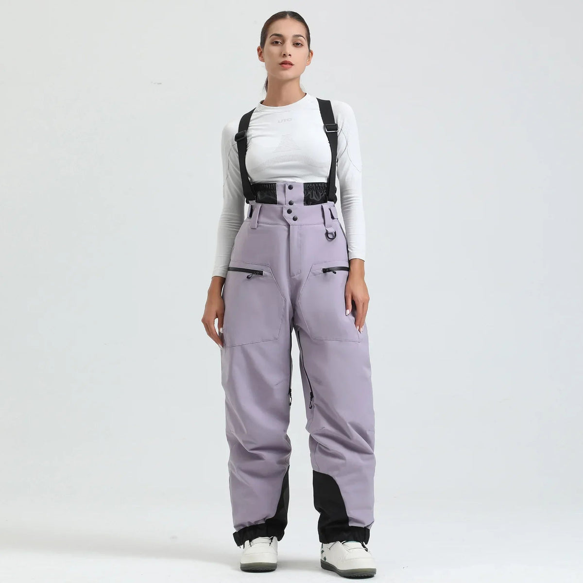 Herren-Skihose mit Hosenträgern und Reißverschluss-Pants for Men-Alpenkind