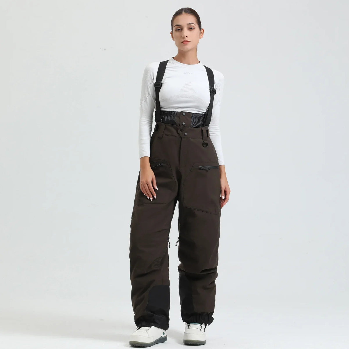 Herren-Skihose mit Hosenträgern und Reißverschluss-Pants for Men-Alpenkind