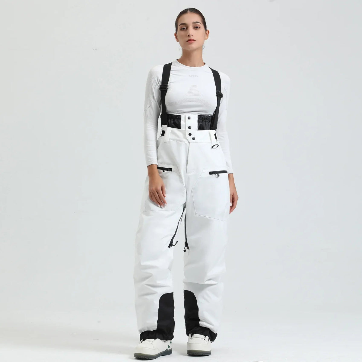 Herren-Skihose mit Hosenträgern und Reißverschluss-Pants for Men-Alpenkind