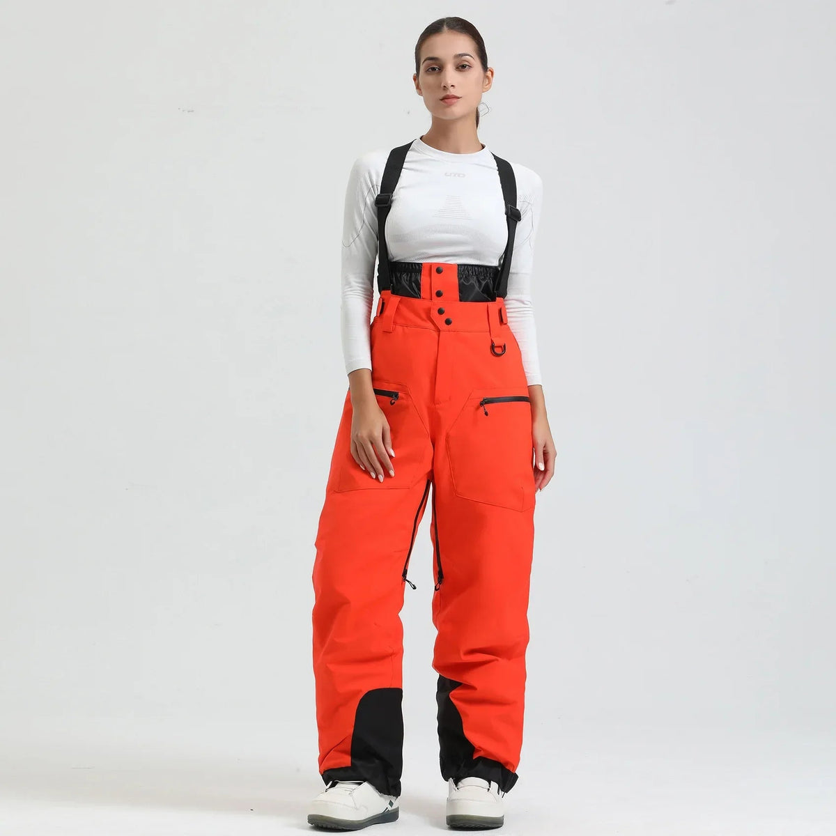 Herren-Skihose mit Hosenträgern und Reißverschluss-Pants for Men-Alpenkind