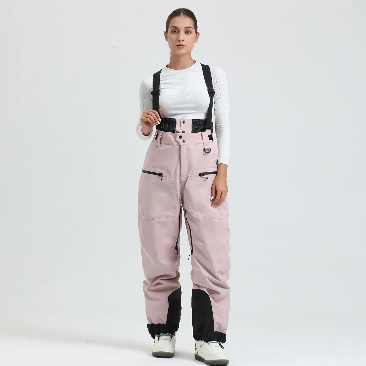 Herren-Skihose mit Hosenträgern und Reißverschluss-Pants for Men-Alpenkind