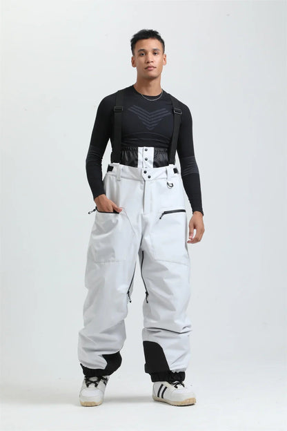 Herren-Skihose mit Hosenträgern und Reißverschluss-Pants for Men-Alpenkind