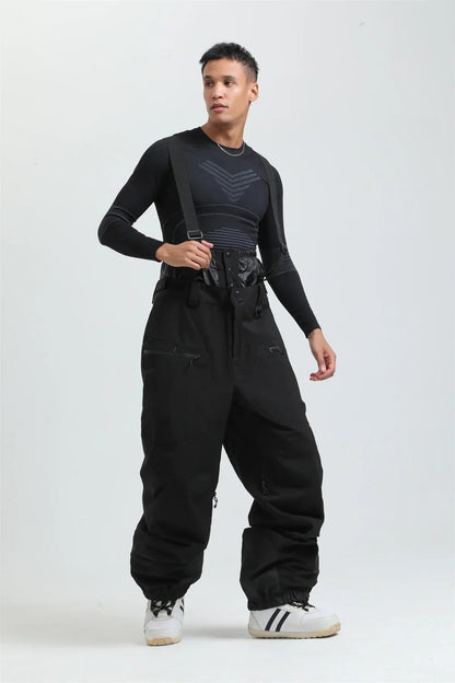 Herren-Skihose mit Hosenträgern und Reißverschluss-Pants for Men-Alpenkind